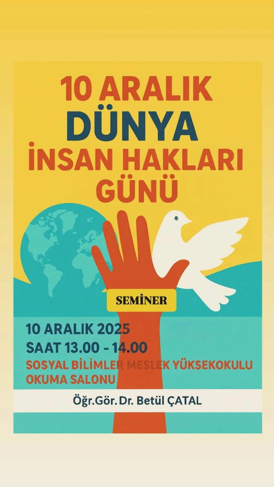 SEMİNER; Dünya İnsan Hakları Günü